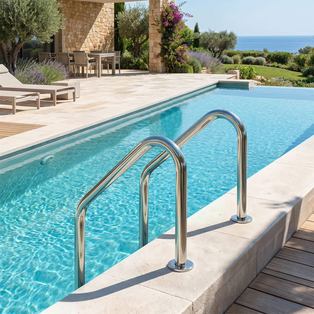 4-Step Inground Pool Ladder Stainless Steel