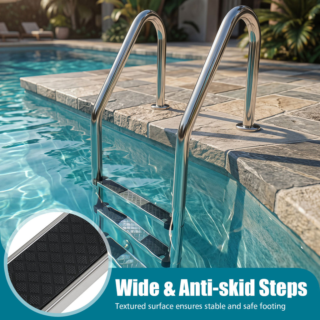 4-Step Inground Pool Ladder Stainless Steel