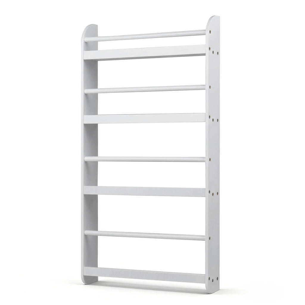 4-Tier Wall Bookshelf Organizer - Pink