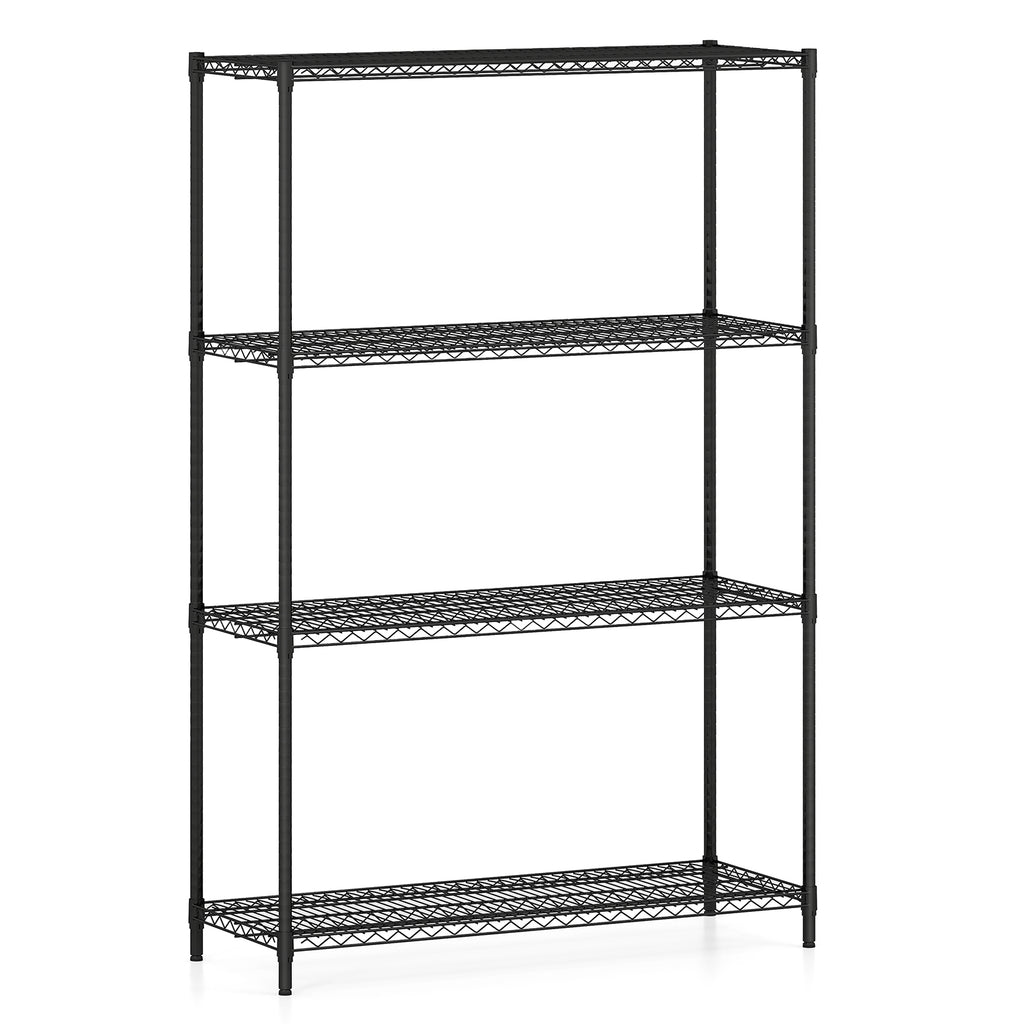 5-Tier Metal Storage Shelving Unit Set of 2 Adjustable Utility Shelf