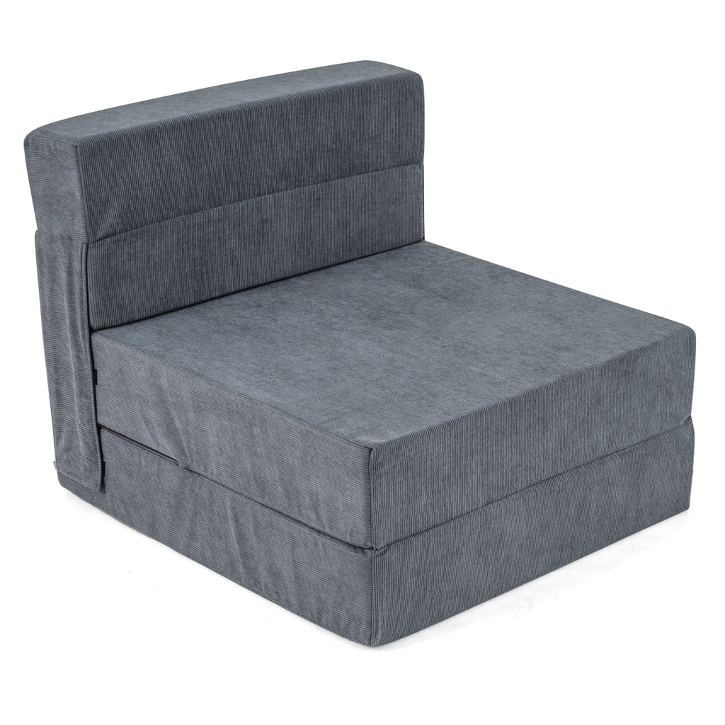 Bean Bag Chair with Ottoman - Green