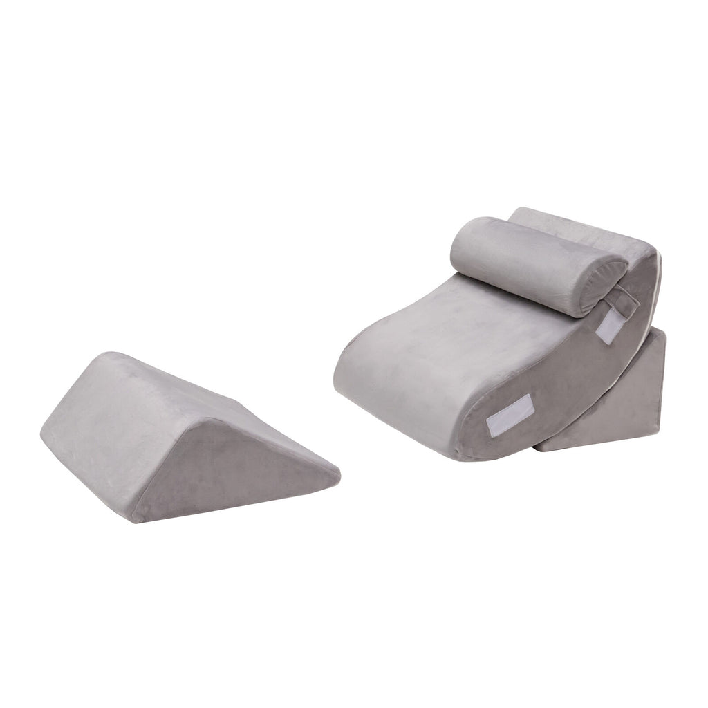 4-in-1 Convertible Folding Sofa Bed - Gray