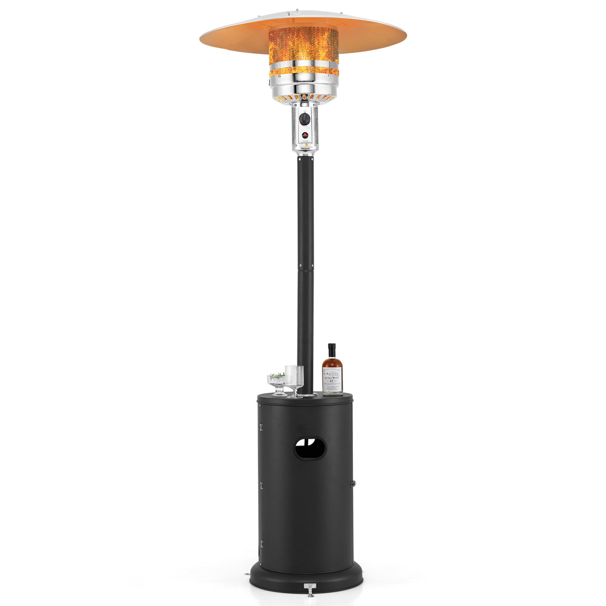 48000 BTU Propane Patio Heater with Round Table Design