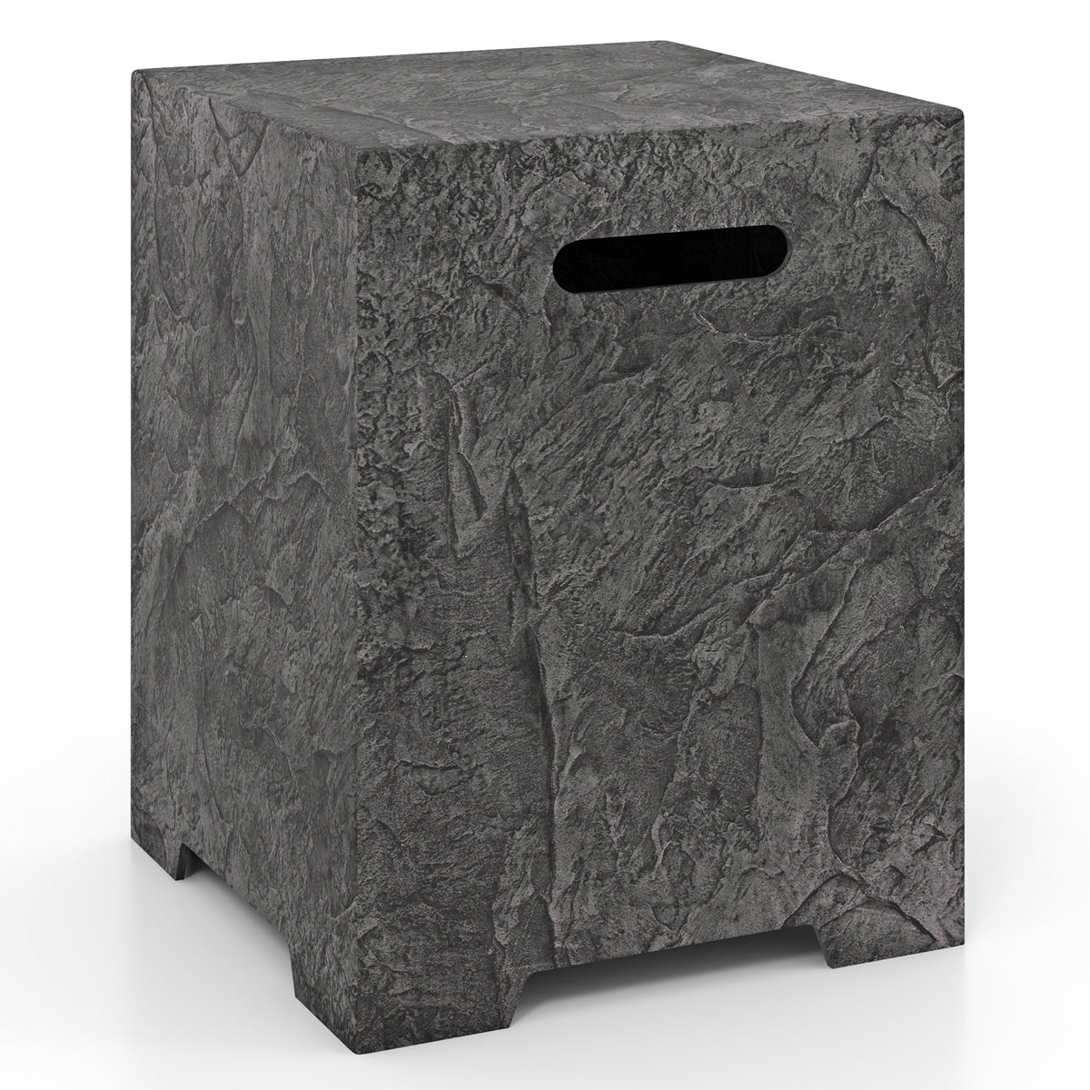 Propane Tank Cover Table with Side Table - 20 lbs