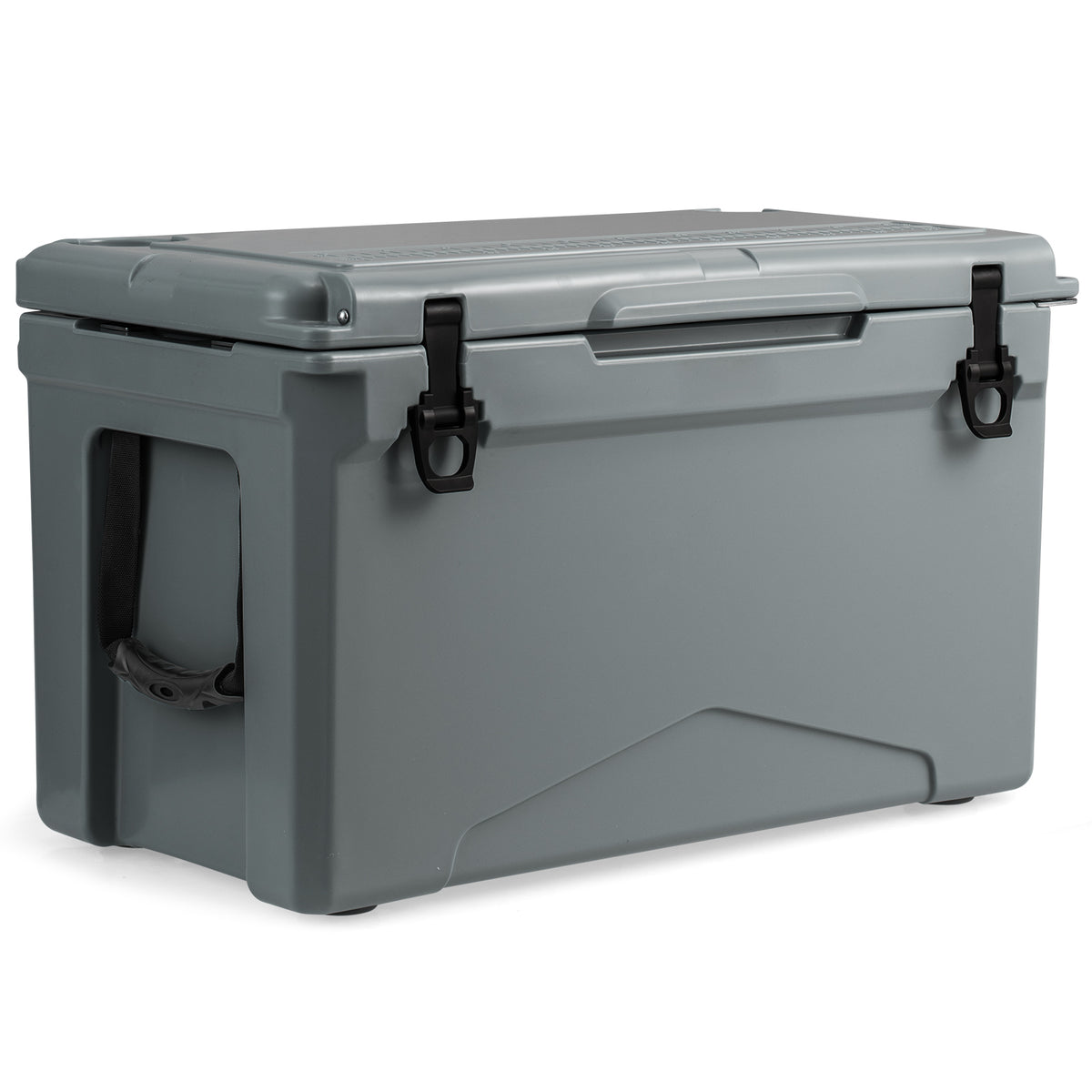 16 Qt Portable Insulated Ice Cooler with Cup Holders - Khaki