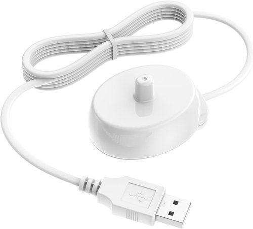 USB A Charger for Oral B Electric Toothbrush iO Series iO2 iO3 iO4 iO5 iO6, Genius X 7500, Smart/Pro/Vitality | 5V Replacement 3757 Induction Charging Base | Waterproof | Protable for Travel - USB-A