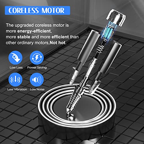 Karite Professional Nail Drill Machine for Acrylic Nails, 35000 RPM Electric Nail File with 13 Bits, 30 Sanding Bands ? USB Rechargeable, Portable Electronic Nail Filer for Home Salon Manicure Tools