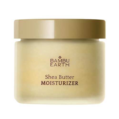BAMBU EARTH Shea Butter Face Moisturizer - Deeply Nourishes and Hydrates Skin for a Smooth Texture and Balanced Complexion - Skincare with Natural Barrier Support for Healthy Skin - 1.5 oz net wt.