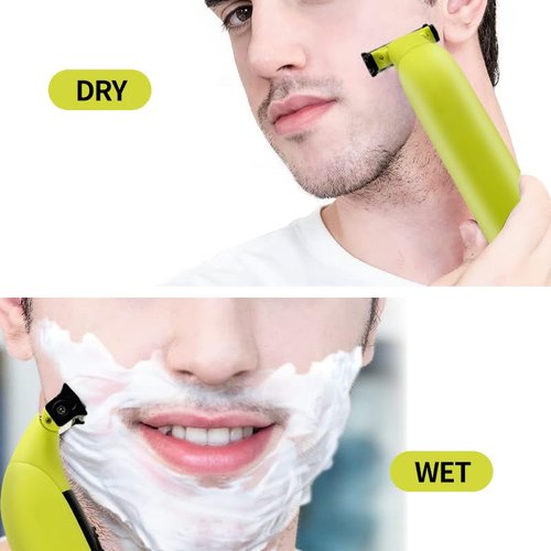 2025Beard & Body Hair Trimmer for Men [All-in-One] USB-C Fast Charging, Adjustable Comb,Groin & Ball Hair Painless Electric Shaver, Travel Razors, Dry Cordless Foil Shavers,Low Noise