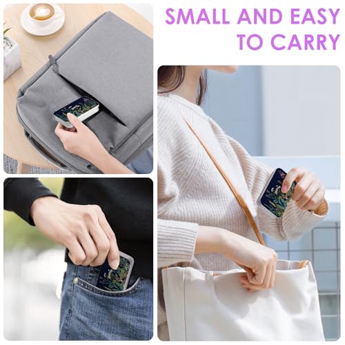 2Pack Travel Floss Picks Case, Refillable Portable Floss Pick Holder and Dispenser, Small Tin Box Containers.