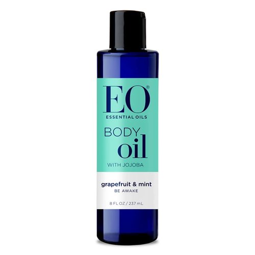 Eo Grapefruit And Mint Body Oil With Jojoba, 8 Fz