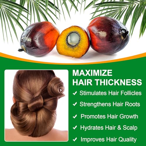 Batana Oil - Pure & Natural Hair Growth Oil from Honduras, Eliminates Split Ends, Enhances Radiance for All Hair & Skin Types, 4.04 fl oz (pack of 2)