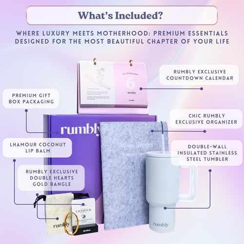 1st Trimester Mom-to-Be Essentials Box - Gift for Expecting Moms - Care Package with Essential New Mommy Items & Pregnancy Must-Haves - Perfect for Celebrating Motherhood & Welcoming New Life