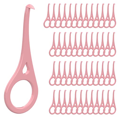 ARGOMAX - Aligner Removal Tool, 50 Invisible Braces Removal Tools, Retainer Remover Tool, Suitable for Removing Braces, Trays, Retainers, Dentures and Aligners(Pink).