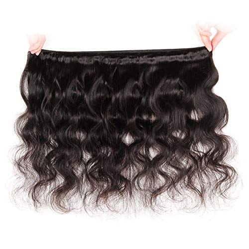 Body Wave Bundles Human Hair 16 18 20 Inch 100% Brazilian Virgin Human Hair Bundles 12A Unprocessed Body Wave 3 Bundles Human Weave Hair Bundles