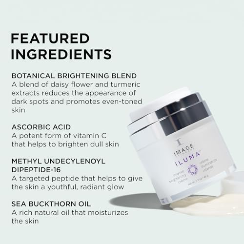 IMAGE Skincare, ILUMA Intense Brightening Cr?me, Facial Night Cream with Vitamin C to Minimize Appearance of Dark Spots and Discoloration, 1.7 oz