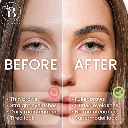 Lash Lift Kit & Eyebrow Lamination Kit ? 2-in-1 Solution for At-Home Brow Lamination & Eyelash Lift ? DIY Perm ? Lasts 6-8 Weeks, 15 Applications