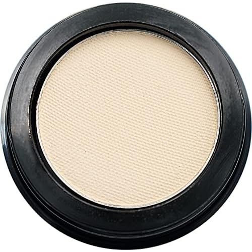 Naked French Vanilla Off White Nude Neutral Matte Pressed Powder Single Vegan Eyeshadow; Talc, Paraben & Cruelty Free