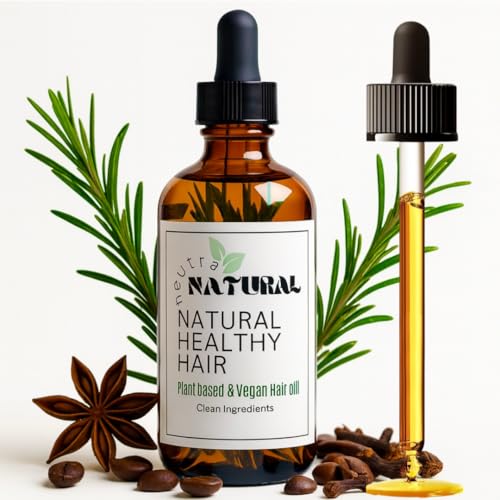 Clean Ingredients Hair Oil - Hair Serum,Natural Herbal Extract, Castor Oil Hair Loss, Rosemary,Coffee Scalp Stimulator Serum, Tik Tok