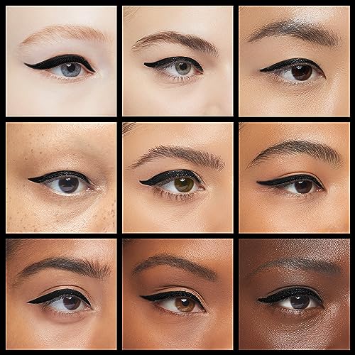 Kaely 2Pcs Gel Eyeliner Pencil, Natural Black Eyeliner Cream, Liquid Eye Liner Pencils for Older Women Waterproof, Smoky Eyeshadow Palette Goth Halloween Makeup Kit, delineador de ojos contra el agua