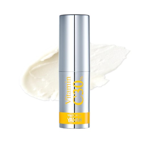 YADAH Vitamin C 30 Correcting Balm (0.35oz) – All-in-one Multi Care for Dark Spot Remover, 30% Pure Ascorbic Acid & Vitamin E for Radiant Nourished Skin, Starter & Finishing Balm and Skin Brightening
