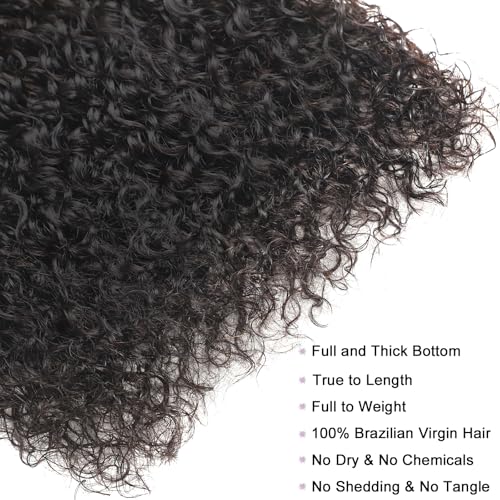 Beauty Queen 16A Water Wave Bundles Human Hair 18 20 22 Inch 100% Unprocessed Brazilian Virgin Thick Hair Weave 3 Bundles Natural Black Color