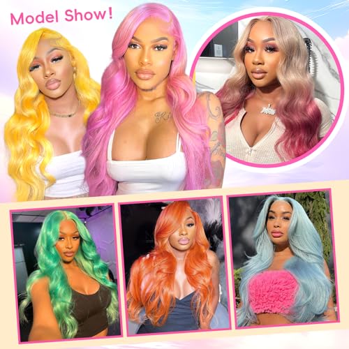 30 Inch 613 Lace Front Wig Human Hair 200 Density 613 HD Lace Frontal Wig 13x6 Blonde Body Wave Lace Front Wigs Human Hair Pre Plucked Blonde Wig Human Hair