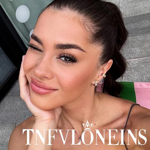 Manga Lashes Wispy Mink Lashes Natural Look Anime False Eyelashes with Spikes 14 Pairs Natural Fake Eyelashes like Lash Extension Cat Eye Lashes Pack by TNFVLONEINS