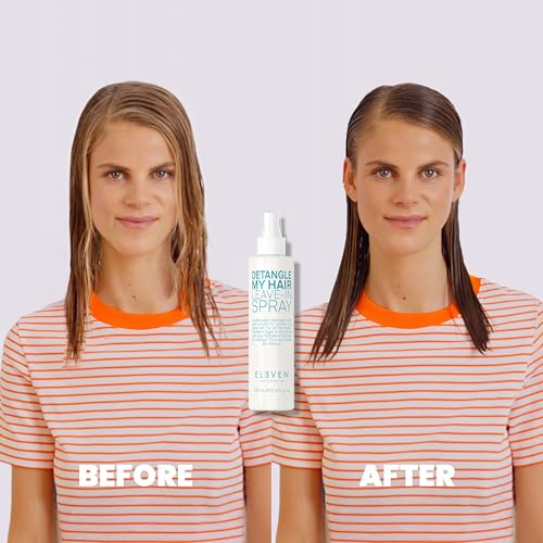 ELEVEN AUSTRALIA Detangle My Hair Leave In Conditioner Spray - Detangler Spray for Men & Women, Curly & Straight Hair Care Products for Tangles, Detangling Heat Protection, Moisturizing