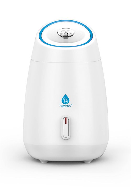 Pursonic White Facial Steamer - Face Steamer for Facial Deep Cleaning Tighten Skin - Daily Hydration for Unclogging Pores & Moisturizing Skin