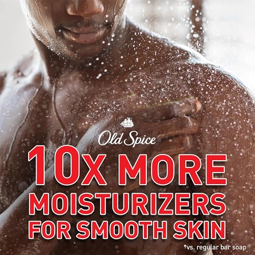 Old Spice Body Wash for Men, 4 Pack, Limited Edition Lumbersnack Pine Tree Scent, Hydrating Formula for Smooth Skin, 24/7 Long Lasting Freshness, 16 oz Each