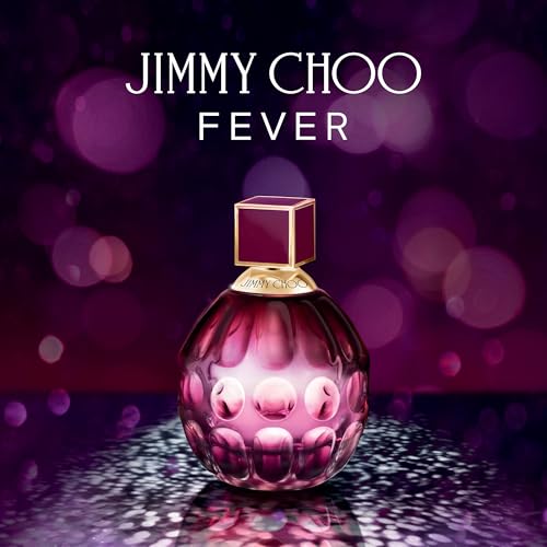 JIMMY CHOO - Fever Eau de Parfum Travel Spray - Women's Fragrance - Floral Gourmand - With notes of Black Plum Nectar, Heliotrope & Roasted Tonka Bean - 0.33 Fl Oz
