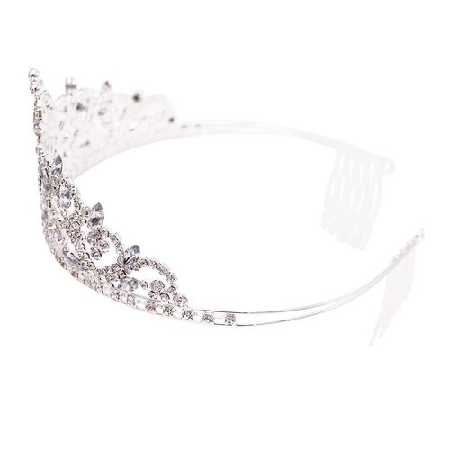 Rosemarie Collections Women's Rhinestone Crystal Birthday Tiara Crown (Quinceanera)