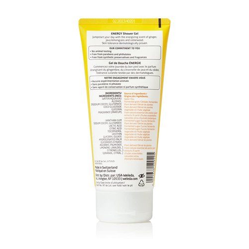 Weleda Aroma Essentials Body Wash Collection, 6.8 Fluid Ounce (Pack of 3), Energy Shower Gel, Pamper and Relax Body Wash, Gentle Plant Rich Cleanser
