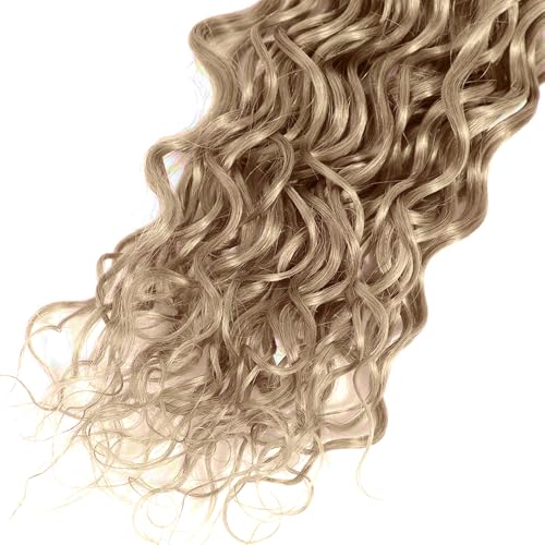 28 30 32 inch #22 Human Hair Bundles Blonde Water Wave Bundle Ash Blonde Human Hair Bundles #22 Wet and Wavy Bundle