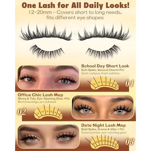 Spiky Manga Lash Clusters 12-20mm Anime Eyelash Clusters 300pcs Cluster Eyelash Extensions Fairy Eyelashes Cluster with Bottom Individual Lashes 80D+100D Volume DIY Lash Extension by TOOCHUNAG