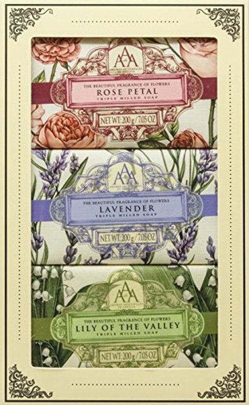 AAA by Somerset Floral soap set by somerset, 7.05 Fl Oz (92903)