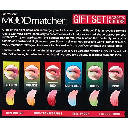 MOODmatcher original Color Changing Lipstick ? 12 Hours Long-Lasting, Moisturizing, Smudge-Proof, Easy to Apply Creamy Lipstick, Glamorous Personalized Color, Premium Quality ? Made in USA
