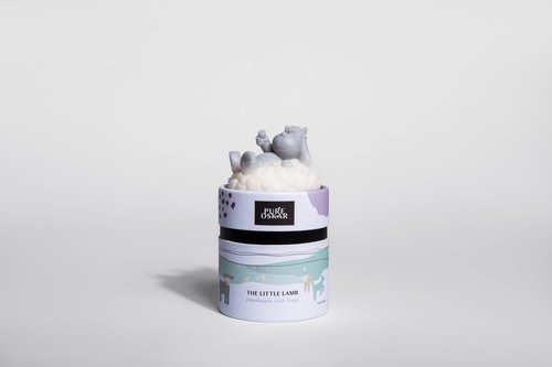 Pure Oskar The Little Lamb Irish Handmade Soap Natural Moisturizing Ingredients Cute Quirky Fun Irish Gift, Made in Ireland