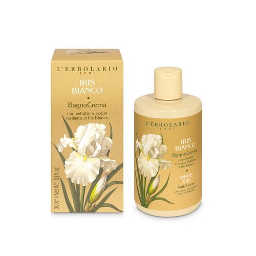 Bath Cream - White Iris by LErbolario for Unisex - 10.1 oz Body Cream