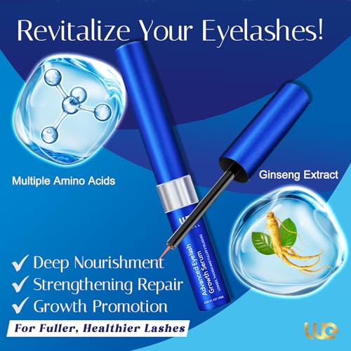 Advanced Eyelash Growth Serum for Lash: Premium Lash Enhancer for Natural Thicker and Longer Lashes ? Booster for Enhanced Eyelash Thickness 3Ml