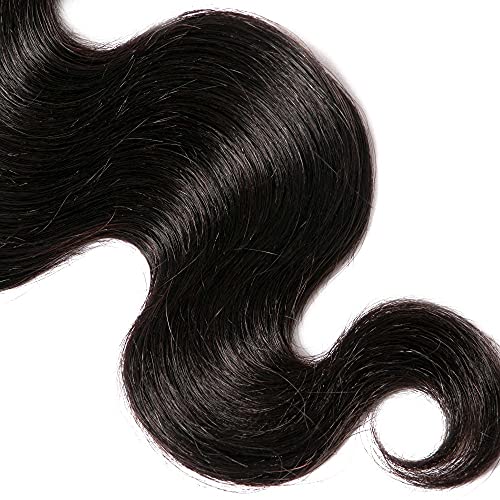 Human Hair Bundles Body Wave Bundles 34 34 34 Inch #1B Natural Black Body Wave Bundle Unprocessed Brazilian Virgin Weave Hair 3 Bundle 50 Gram Per Bundle