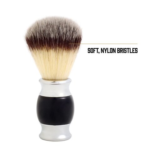 Union Razors SS3 Black Three Piece Shave Kit with Razor, Shaving Brush and Stand.