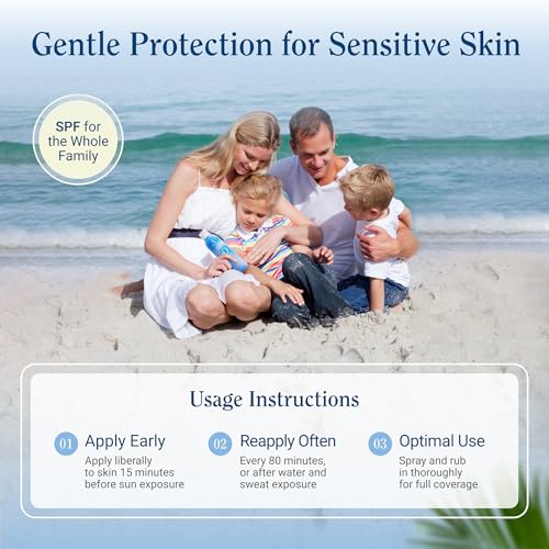 Florida Glow SPF 50 Sunscreen Spray- Hawaii 104 Reef Act & Florida Keys Compliant Broad Spectrum Water Resistant Sport Sun screen - Child Friendly PABA Free & Oxybenzone Free (5.5 Fl Oz 2-pack)
