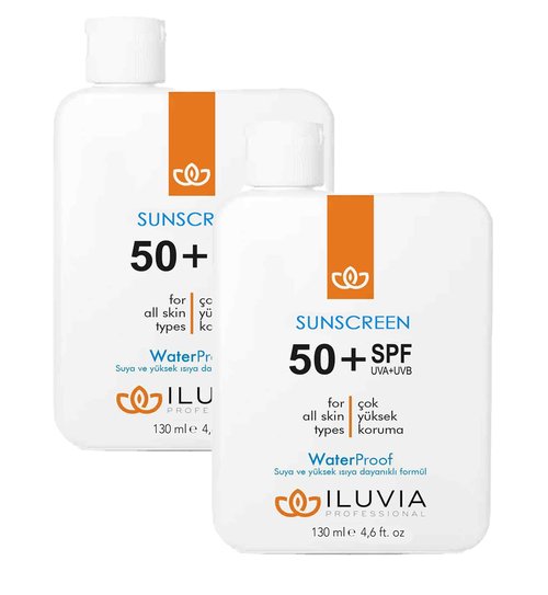 iluvia SPF 50 Sunscreen Cream with Zinc Oxide - Pack of 2, 4.6 oz Tubes Each: Your Ultimate Sun Protection Bundle