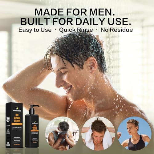Root Activator Shampoo for Men and Women ? Rosemary & Boiton Hair Growth Shampoo for Thinning Hair, Hair Loss & Scalp Health ? Natural Herbal Formula with Cooling Sensation ? Sulfate-Free ? 10.1 fl oz