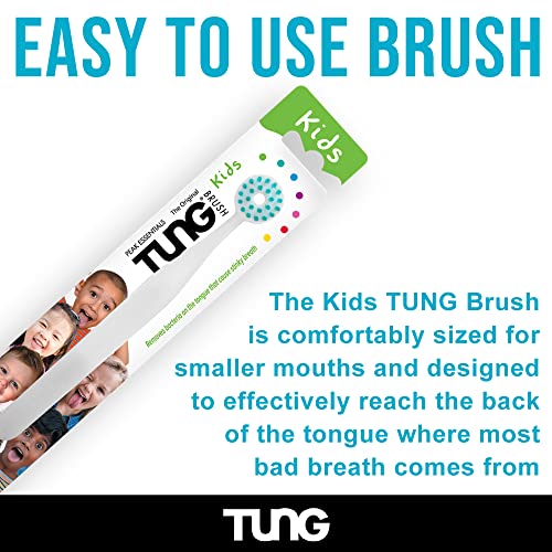 Tongue Cleaner for Kids, Childs Tongue Scraper, Kids Tongue Brush, Children¡¯s Tongue Cleaner Brush, Tongue Scrubber, Made in America, Set of 2