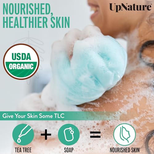 UpNature Organic Tea Tree Oil - 100% Pure Tea Tree Oil for Skin, Hair, Toenail, 2oz