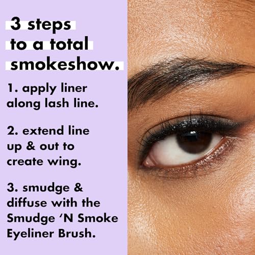 e.l.f. Smoky Kohl Eyeliner, Eye Pencil For Creating Long-Lasting, Bold, High-Pigmented Makeup Looks, Vegan & Cruelty-Free, Black Velvet