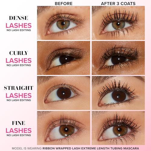 Too Faced Storybook Lashes Travel Size Mascara Set | Better Than Sex + Ribbon Wrapped Lash Tubing Mini Mascara Gift Set